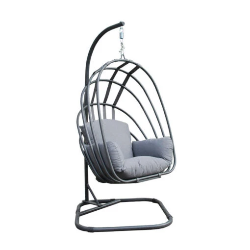 Garden Impressions Hangstoel Suez Hangstoel Ei - Opvouwbaar -Tuinstoelen Verkoop 1000009437 0103