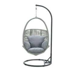 Garden Impressions Panama Hangstoel Swing Egg - Mystic Grijs -Tuinstoelen Verkoop 1000035641 0104