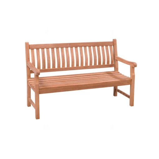 Livingfurn - Tuinbank Bench Patrick - 50x180x60cm - Teakhout -Tuinstoelen Verkoop 1000045384