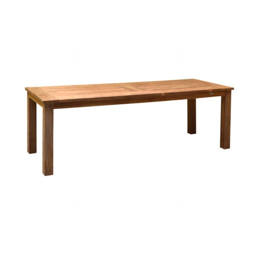 Livingfurn - Tuintafel Table Evoy - 90x160x78 - Teakhout -Tuinstoelen Verkoop 1000045415