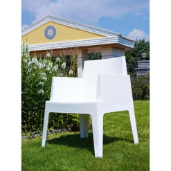 VDG Siesta Box Stapelbare Stoel - Wit -Tuinstoelen Verkoop 1000048050 0102