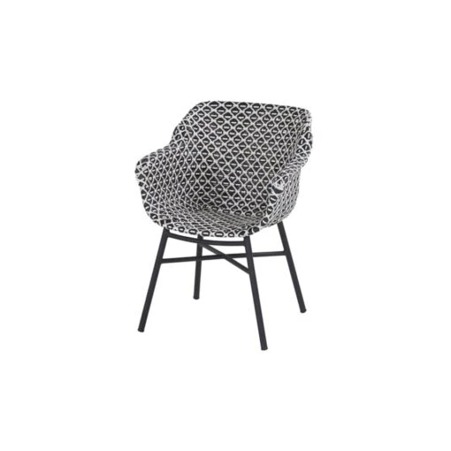 Hartman Delphine Dining Stoel White - Black -Tuinstoelen Verkoop 1000048786