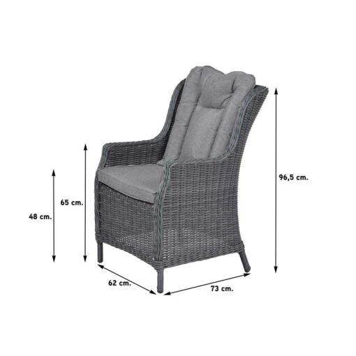 Garden Impressions Osborne Dining Tuinstoel - Earl Grey -Tuinstoelen Verkoop 1000048813 0101