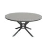 SenS-Line - Jersey Tuintafel Grey Ø140 Cm - Grijs -Tuinstoelen Verkoop 1000050318