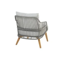 4-Seasons Sempre Loungestoel - Teak/Silver Grey (1 St.) -Tuinstoelen Verkoop 1000052970 0103