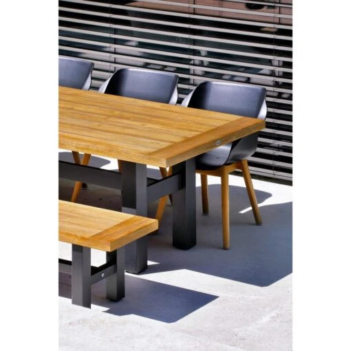 Hartman Sophie Studio Dining Armstoel - Carbon Black - Teak Poot -Tuinstoelen Verkoop 1000053222 0102