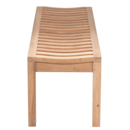 Giga Meubel Tuinbank Teakhout - Naturel - 150cm - Bank Madison -Tuinstoelen Verkoop 1000054251 0103