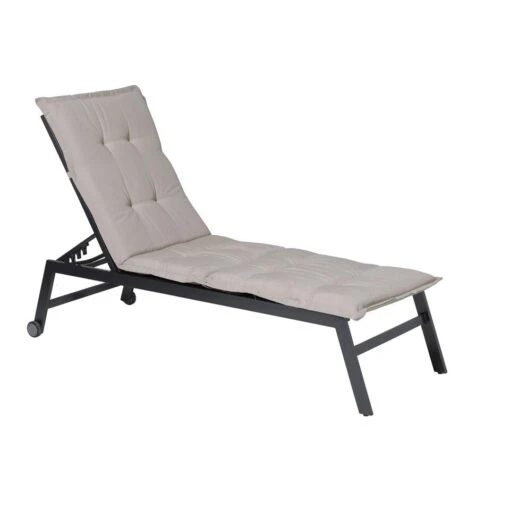 Madison Ligbedkussen - Panama Linnen - 200x60 - Grijs -Tuinstoelen Verkoop 1000055645 0101