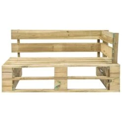 VidaXL Tuinhoekbank Pallet Groen Geïmpregneerd Grenenhout -Tuinstoelen Verkoop 1000056401 0102