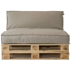 2L Home & Garden Palletkussenset Metro Lounge Beige - 2 Delige Set -Tuinstoelen Verkoop 1000058821 0102