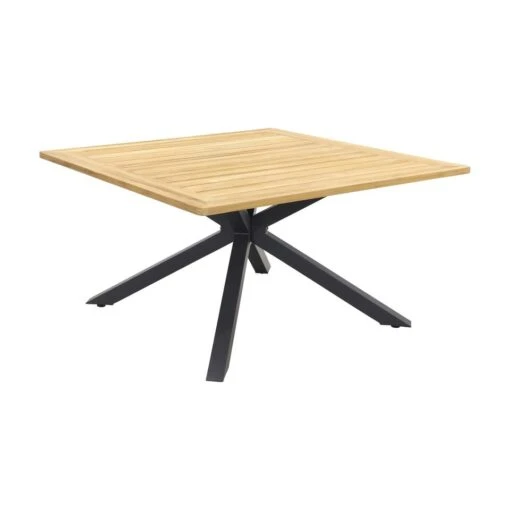 GreenChair Quote Tuintafel - Teakhout Vierkant - 140 Cm -Tuinstoelen Verkoop 1000059835