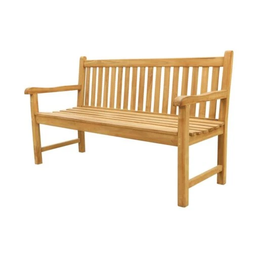 VDG Teak Houten Tuinbank Bison - 150 Cm -Tuinstoelen Verkoop 1000072939