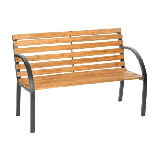 Tectake - Tuinbank - 123x 64x 82 Cm - Hout -Tuinstoelen Verkoop 1000078026