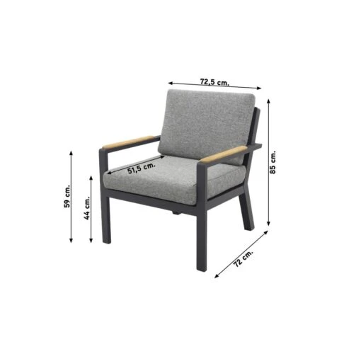 4 Seasons Proton Low Dining Tuinstoel (1 St.) -Tuinstoelen Verkoop 1000081349 0101