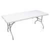 ERRO Vouwtafel - Inklapbare Tafel - 180x74cm - Wit -Tuinstoelen Verkoop 1000085767