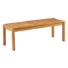 Exotan 2-Zits Tuinbankje Comfort - Teak - Naturel - 44x120x45 -Tuinstoelen Verkoop 1000088950