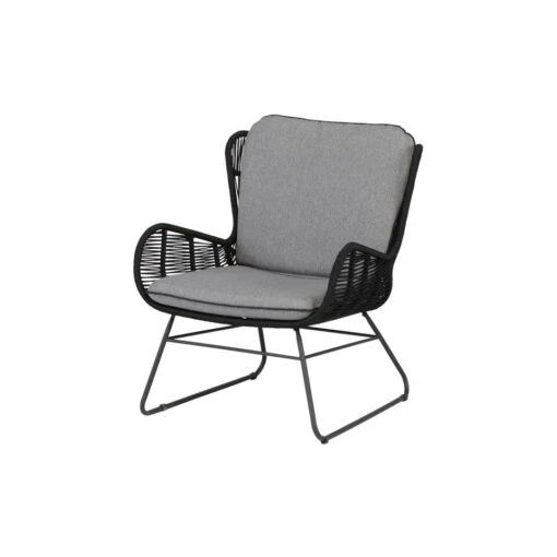 Exotan Loungestoel Outdoor Grace - Touw - Antraciet - Set Van 2 -Tuinstoelen Verkoop 1000089221 0103