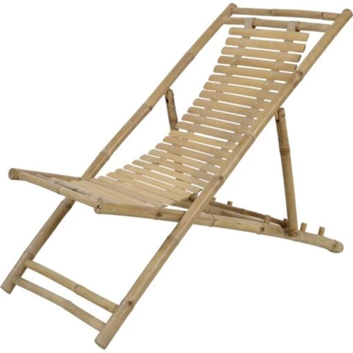 Levi Bamboe Strandstoel - Bamboe - Bruin -Tuinstoelen Verkoop 1000094345