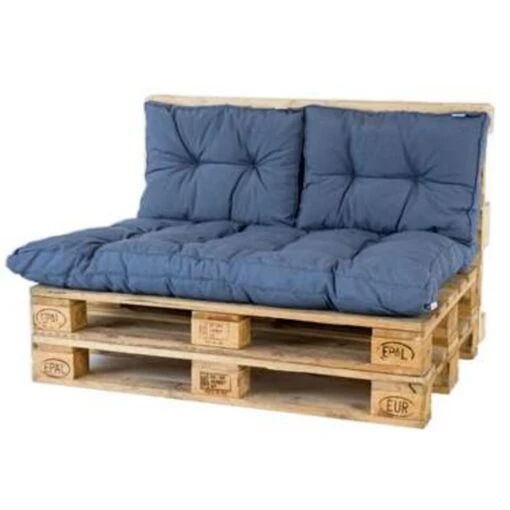 Madison Rugkussen Florance Safier Blauw - 60 X 43cm -Tuinstoelen Verkoop 1250299887