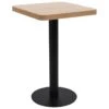 VidaXL Bistrotafel 50x50 Cm MDF Lichtbruin -Tuinstoelen Verkoop 1311612666