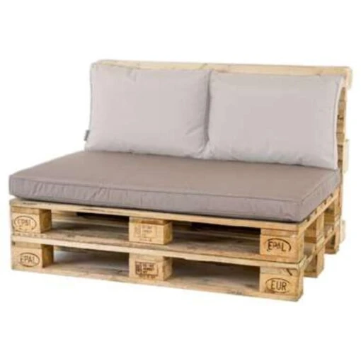 Madison Palletkussen Lounge Panama Taupe - 120 X 80cm -Tuinstoelen Verkoop 1315437430 0101