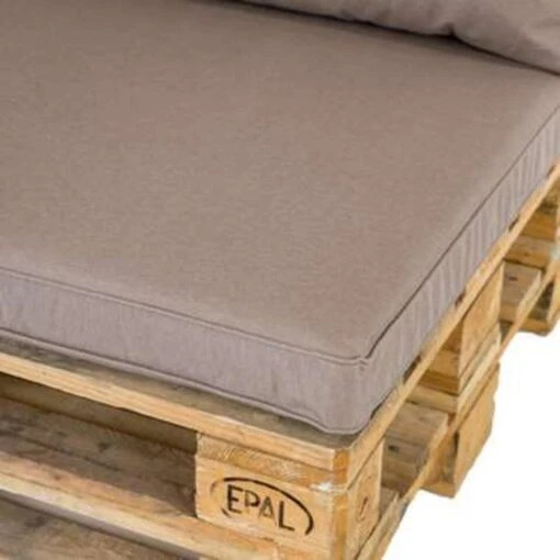 Madison Palletkussen Lounge Panama Taupe - 120 X 80cm -Tuinstoelen Verkoop 1315437430 0102