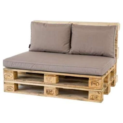 Madison Palletkussen Lounge Panama Taupe - 120 X 80cm -Tuinstoelen Verkoop 1315437430