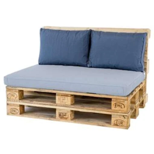 Madison Rugkussen Lounge Panama Safier Blue - 60 X 40cm -Tuinstoelen Verkoop 1454536203 0101