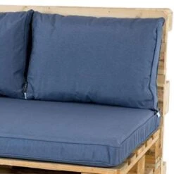 Madison Rugkussen Lounge Panama Safier Blue - 60 X 40cm -Tuinstoelen Verkoop 1454536203 0102