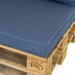 Madison Rugkussen Lounge Panama Safier Blue - 60 X 40cm -Tuinstoelen Verkoop 1454536203 0103