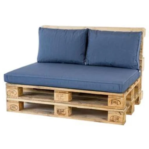 Madison Rugkussen Lounge Panama Safier Blue - 60 X 40cm -Tuinstoelen Verkoop 1454536203