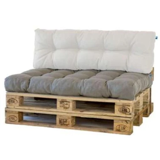 2L Home & Garden Palletkussen Metro Beige - 120 X 80cm -Tuinstoelen Verkoop 1689266040 0101