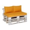 Madison Palletkussenset Panama Lounge Oker Geel - 3 Pièces -Tuinstoelen Verkoop 1756289554