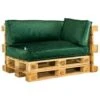 2L Home & Garden Palletkussen Velvet Donkergroen - 60 X 40cm -Tuinstoelen Verkoop 1833380411