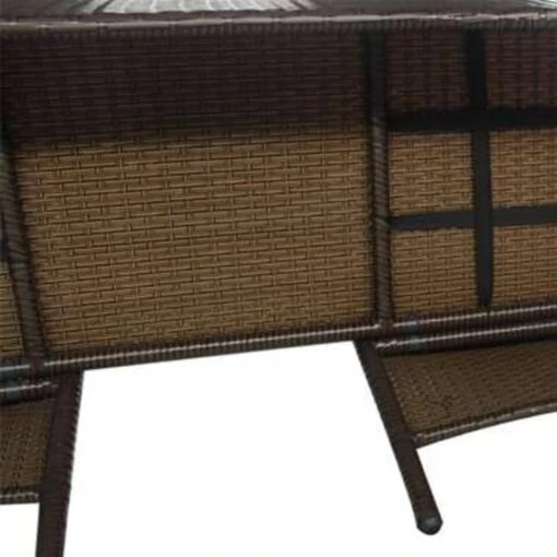 VidaXL Tuinbank 2-zits Met Tafeltje Poly Rattan Bruin -Tuinstoelen Verkoop 3fefbd03213d425dae2f889db33c80b8