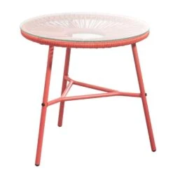 Bijzettafel Formentera - Terracotta - 50xØ50 Cm -Tuinstoelen Verkoop 50155169 0300