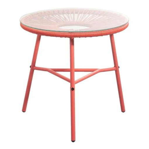 Bijzettafel Formentera - Terracotta - 50xØ50 Cm -Tuinstoelen Verkoop 50155169