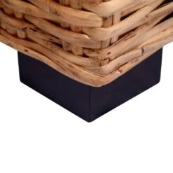 VidaXL Tuinbank 3-zits Natuurlijk Rattan -Tuinstoelen Verkoop 56d5b99300ae44318a047bd9450528a1