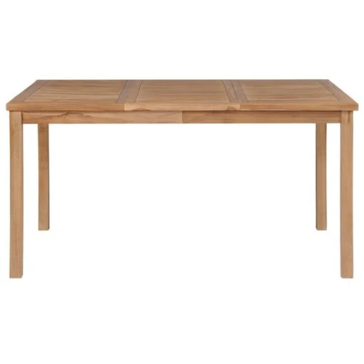 VidaXL Tuintafel 150x90x77 Cm Massief Teakhout -Tuinstoelen Verkoop 5f4715a0794b446aa770ca5464a501fc