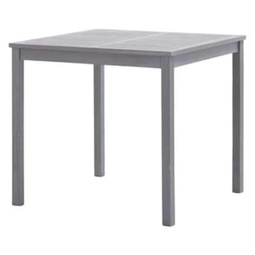 VidaXL Tuintafel 80x80x74 Cm Massief Acaciahout Grijs -Tuinstoelen Verkoop 62e96bd1e3fc45bda1ba8a0b24f61ddc