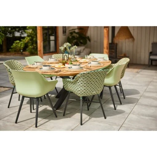 Hartman Sophie Studio Dining Armstoel - French Green - Set Van 2 -Tuinstoelen Verkoop 81011004 0004