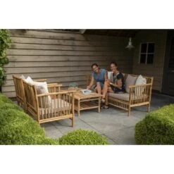 Exotan Bamboe Stoel - Bruin - 70x81x88 Cm -Tuinstoelen Verkoop 81016960 0103