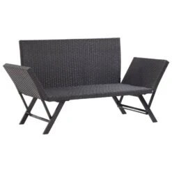 VidaXL Tuinbank Met Kussens 176 Cm Poly Rattan Zwart Overig -Tuinstoelen Verkoop 83430126278b4e5cbb5ee30c50cfe5cf