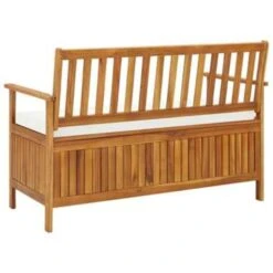 VidaXL Tuinopslagbank 120x63x84 Cm Massief Acaciahout -Tuinstoelen Verkoop 86482c695b6e4dea8a947bf24ce4f8ab