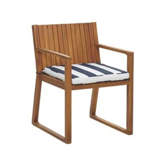 Beliani Zitkussen SASSARI - Blauw Polyester -Tuinstoelen Verkoop 986dec124f844a4e863ff6f01562d80f