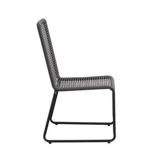 Tuinstoel Liza Touw Antraciet - 59,50x44x89 Cm - Touw - Grijs -Tuinstoelen Verkoop 9ac55c1c39544f8b984a6346da170abe