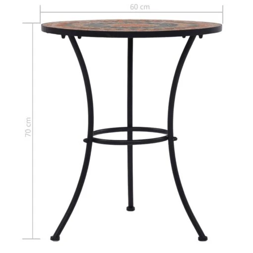 VidaXL Bistrotafel Mozaïek 60 Cm Keramiek Oranje En Grijs -Tuinstoelen Verkoop 9f10a1c0615e47bd82e68d7d588448b7