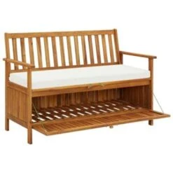 VidaXL Tuinopslagbank 120x63x84 Cm Massief Acaciahout -Tuinstoelen Verkoop 9f40137cdfbb42c48753b79c1dcbd464