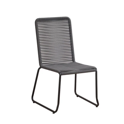 Tuinstoel Liza Touw Antraciet - 59,50x44x89 Cm - Touw - Grijs -Tuinstoelen Verkoop a99a01e9512d442eb7be81ac63e9a0b8