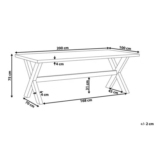 Beliani Eettafel OLBIA - Wit Vezelcement -Tuinstoelen Verkoop a9ffe45793ff4c689d2c0d5c5e0941c5